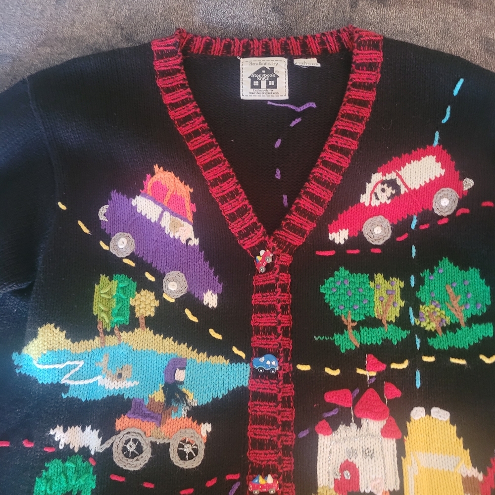 VINTAGE Storybook Knits Size L - Picture 2 of 8